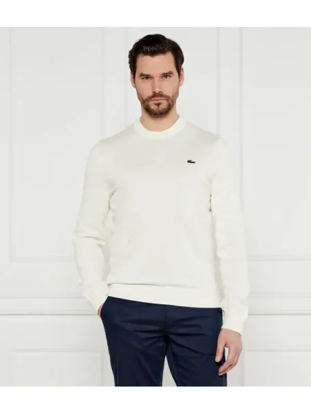 Lacoste Pulover | Regular Fit alb
