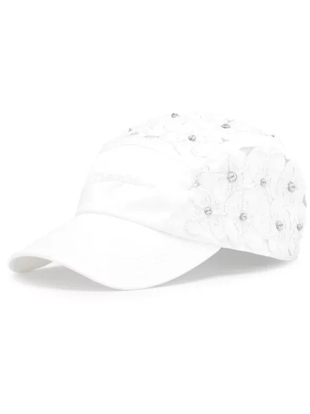 Stras șapcă Dolce & Gabbana alb