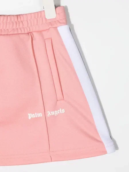 Spódnica mini dziecięca Palm Angels różowa