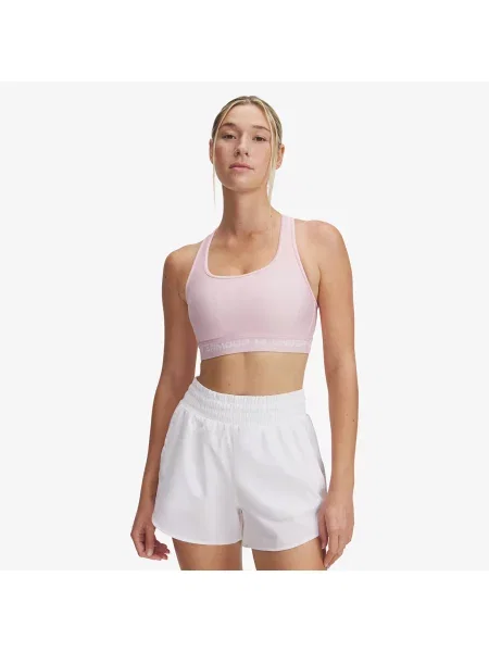 Stanik Under Armour Crossback Mid Bra Pink S różowy