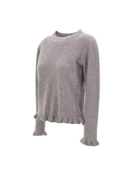 Sweter Kaos wełniany szary