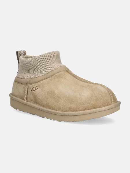 UGG снігові чоботи зимові дитячі замшеві KIDS CLASSIC ULTRA STRETCH CUFF