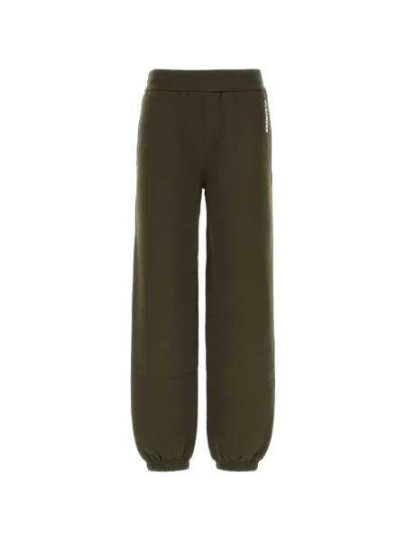 Pantaloni Jil Sander cu imagine alergare verde