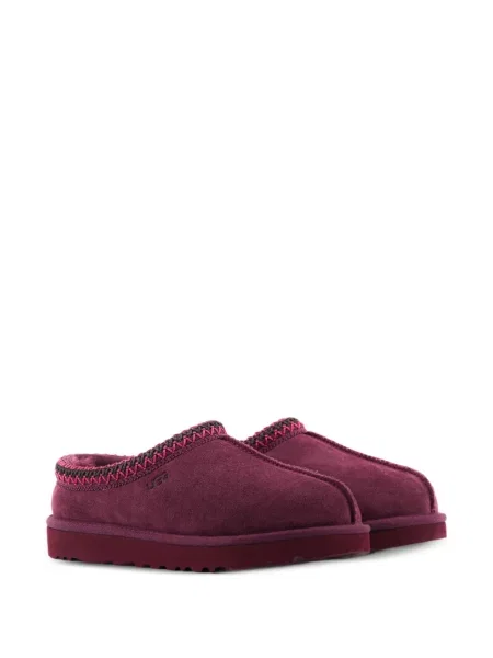 Papuci tip mules Ugg din piele fără toc violet
