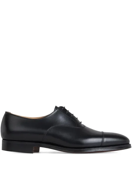 Bőr oxford cipő Crockett & Jones fekete