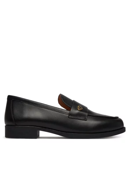 LOVE MOSCHINO Mocasini negru