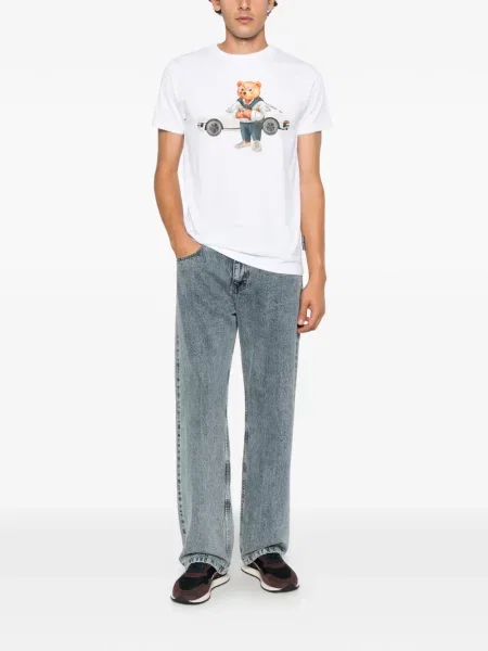 Tricou Baron Filou cu imagine alb