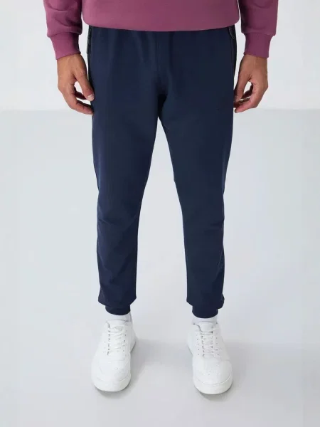 Tommy Life Sportske hlače mornarsko plava