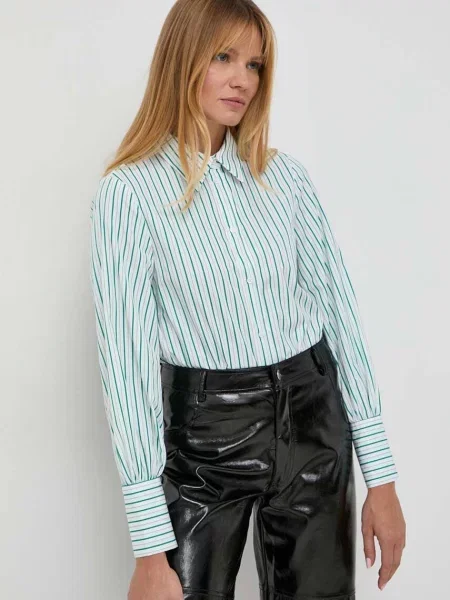 Beatrice B camasa din femei cu guler clasic regular verde
