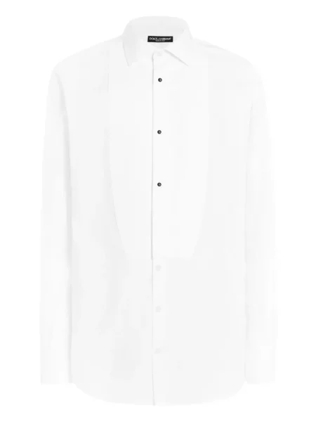 Cămașă Dolce & Gabbana din poplin alb
