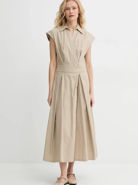 A.P.C. rochie din robe athena verde