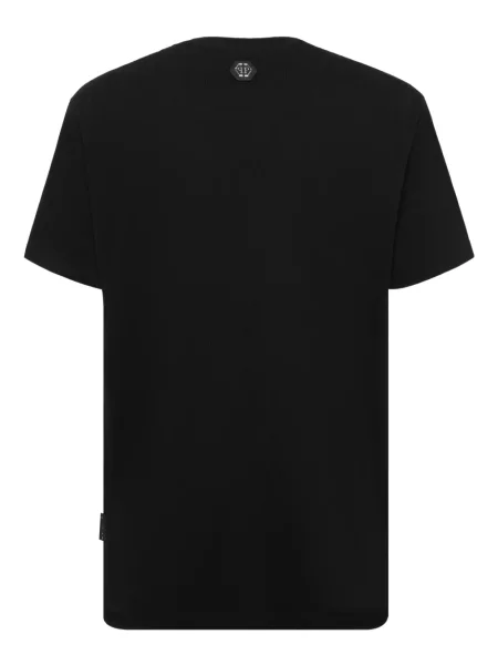 Tricou Philipp Plein de cristal negru