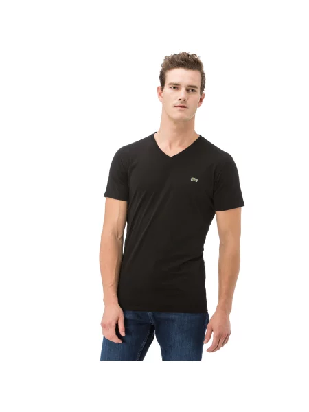 Lacoste Koszulka Lacoste czarna