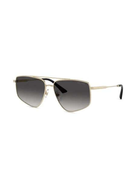 Ochelari de soare Jimmy Choo Eyewear cu imprimeu geometric auriu
