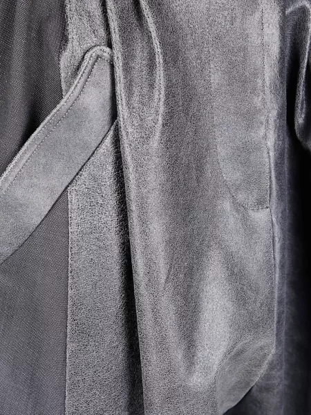 Szerokie spodnie Niccolò Pasqualetti szare