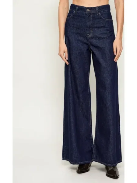 Weekend Max Mara Blugi Vega Bleumarin Wide Leg