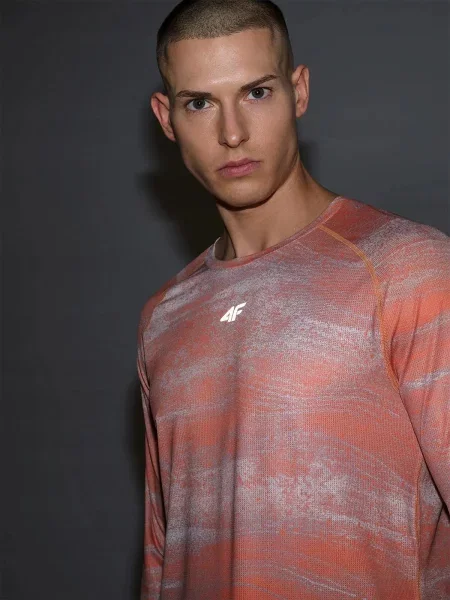 LONGSLEEVE 4F TRENINGOWY SZYBKOSCHNĄCY XXL pomarańczowa