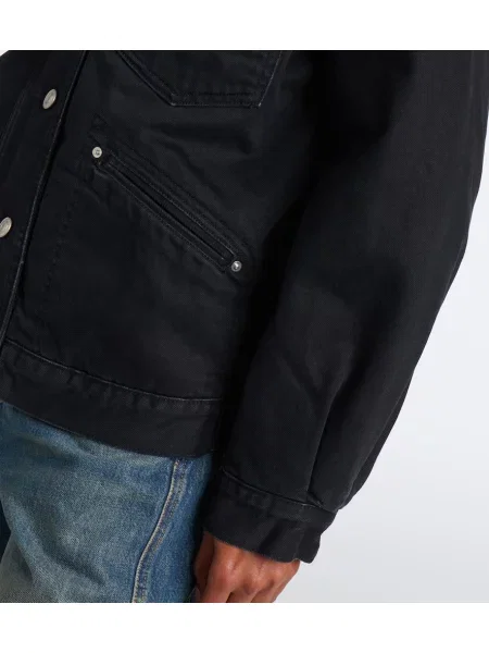 Geacă de blugi Isabel Marant din fleece negru