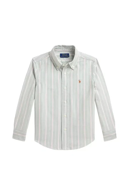Dětska košile Polo Ralph Lauren zelená