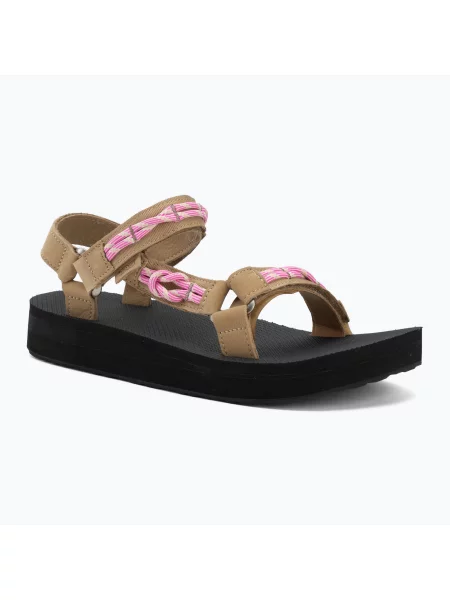 Sandale pentru femei Teva Midform Universal Crafted tan maro