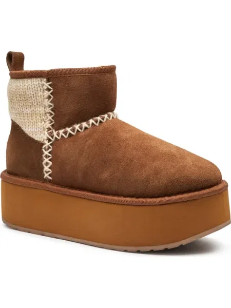 EMU Australia Bocanci Stinger Knit Flatform | piele întoarsă