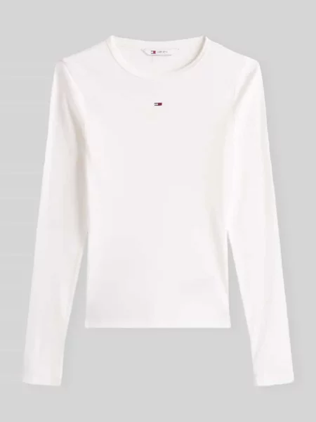 Tommy Jeans Bluzka Essential Écru biała