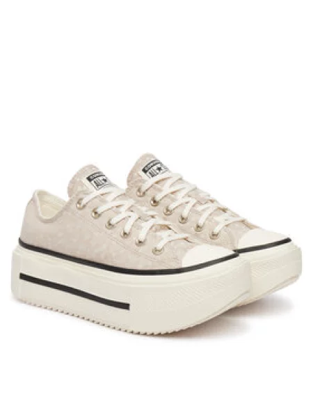 Plátenky Converse Chuck Taylor All Star Lift Double Stack Platform Deer béžová