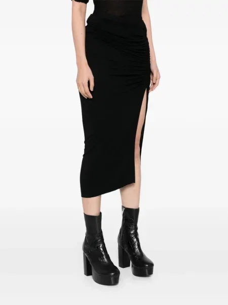Fustă Rick Owens Lilies negru