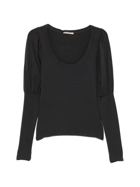 Top Paloma Wool de lână negru