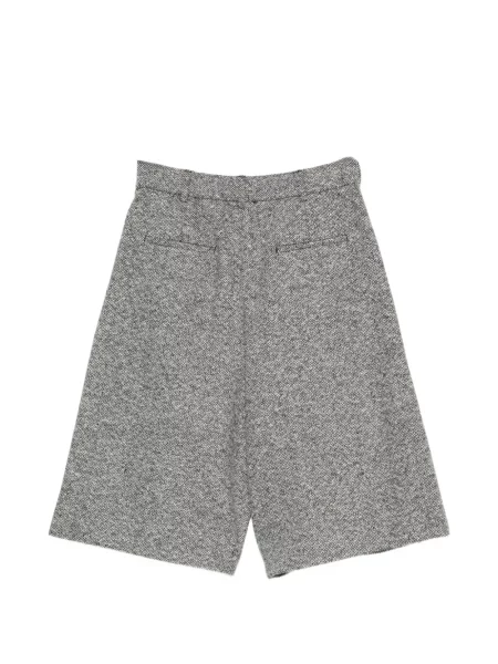 Шорти Emporio Armani от туид черно