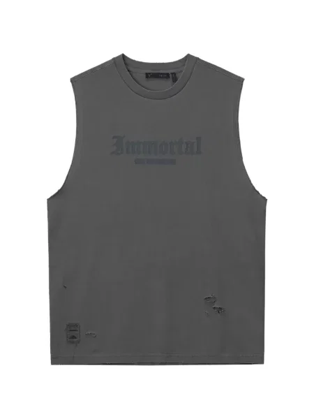 Риза Five Cm с протрити краища сиво