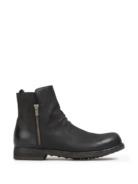 Botine Officine Creative din piele negru