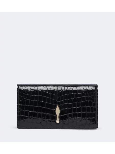 Listová kabelka Christian Louboutin čierna