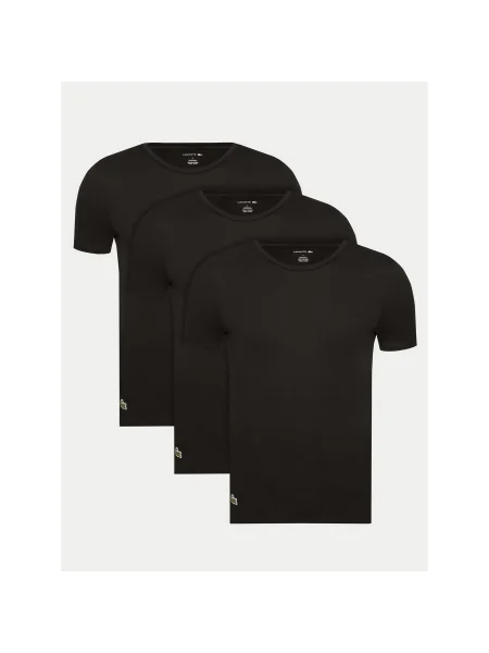 Lacoste 3 db póló Slim Fit fekete