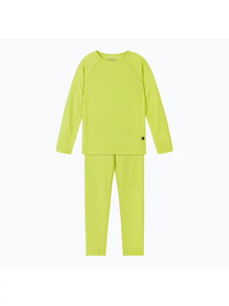 Gyermek termoaktív fehérnemű szett Reima Lani bright lime. Méret: 90 zöld