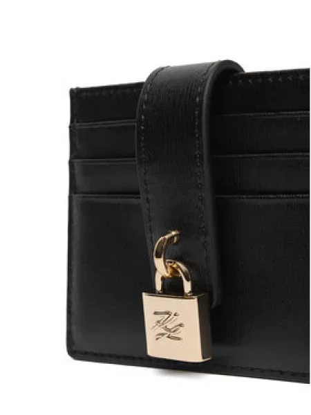 Pénztárca Karl Lagerfeld autogrammal fekete