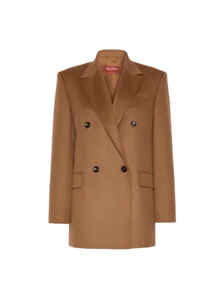 Marynarka Max Mara Studio wełniana brązowa
