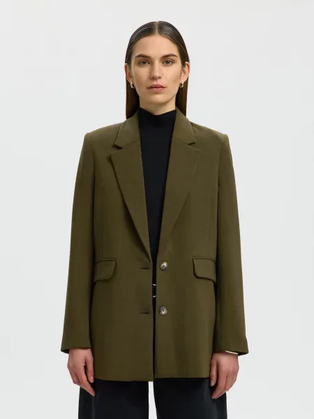 SELECTED Blazer SLFRITA oliva