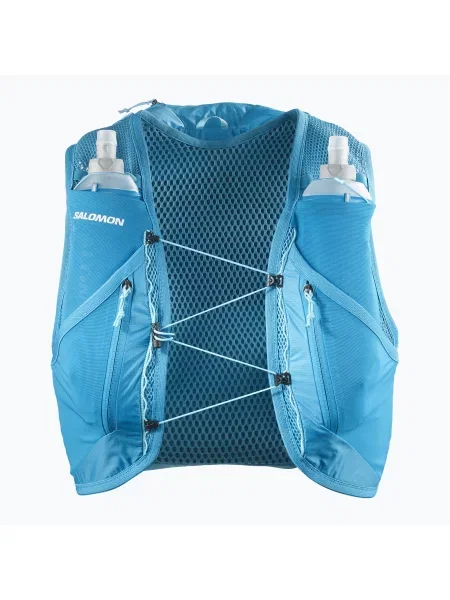 Kamizelka do biegania Salomon Active Skin 12 Set blue danube/blue curacao niebieska