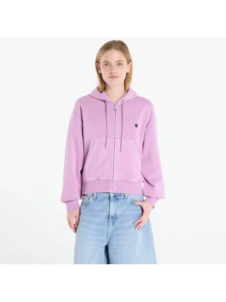 Bunda s kapucí Carhartt Wip s kapucí fialová
