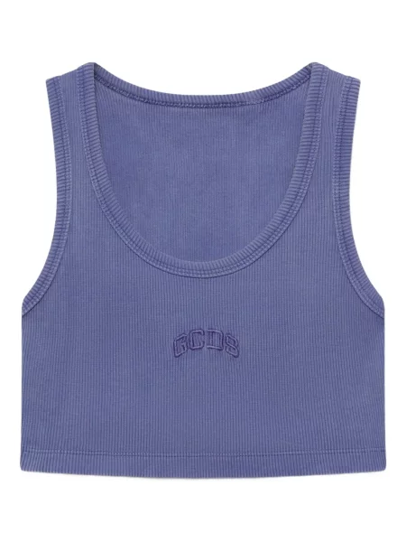 Top Gcds cu broderie violet