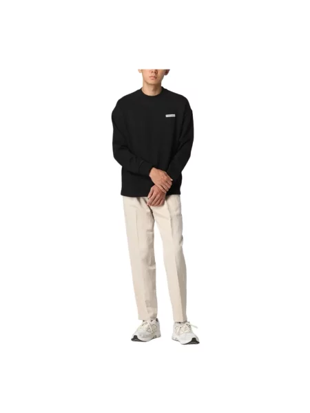 Bluza Calvin Klein z nadrukiem z okrągłym dekoltem czarna