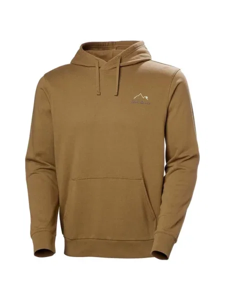 Bluza z kapturem Helly Hansen Massif Graphic beżowa