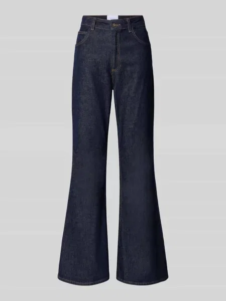 Jeansy rozkloszowane o kroju modern flared fit – curated by Anouk Yve Style Icon Collection niebieskie