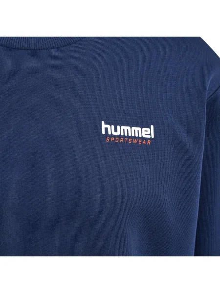 Hummel Športna majica Austin mornarska / rdeča / bela