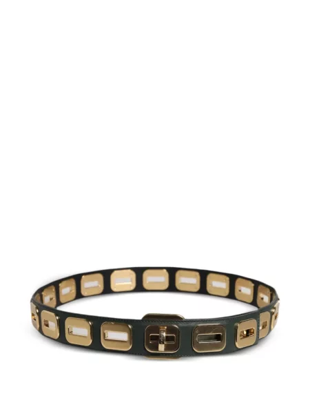 Cu centură curea Dolce & Gabbana din piele verde