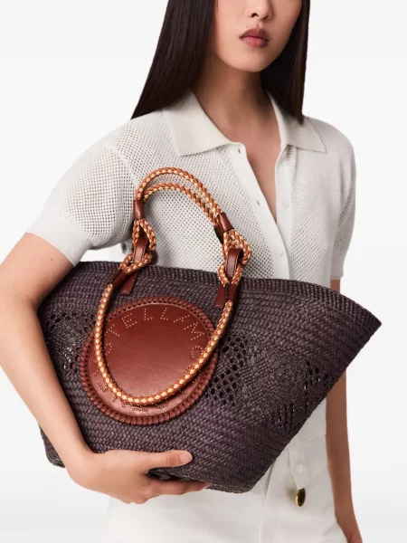 Geantă shopper Stella Mccartney maro