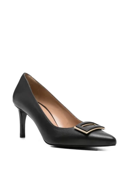 Pantofi cu toc Sergio Moretti Firenze cu cataramă negru