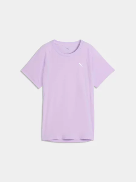 Спортивна футболка PUMA Run Velocity Tee Tri-blend комбінований верх фіолетовий