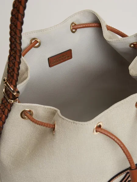 TOMMY HILFIGER Geantă tip sac crem / maro pueblo bej